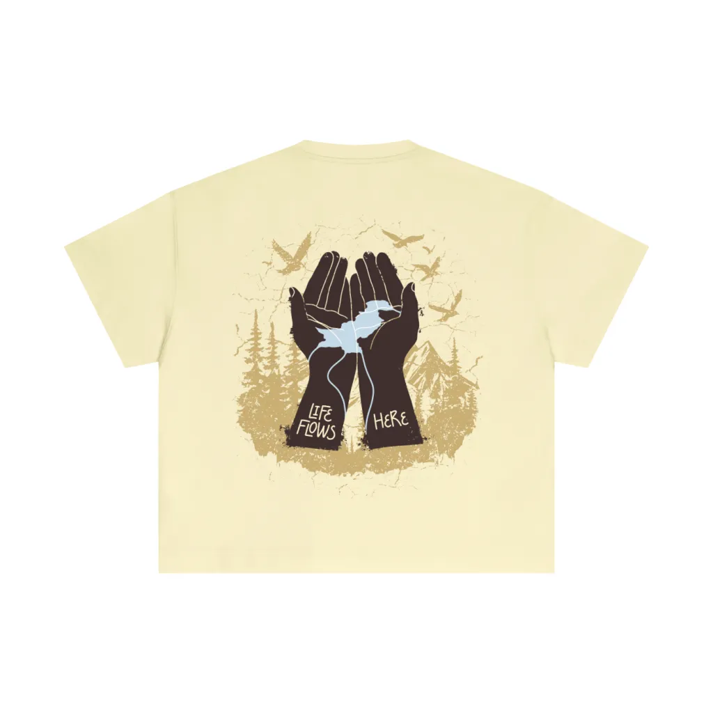 The Water and Life Tee — back design